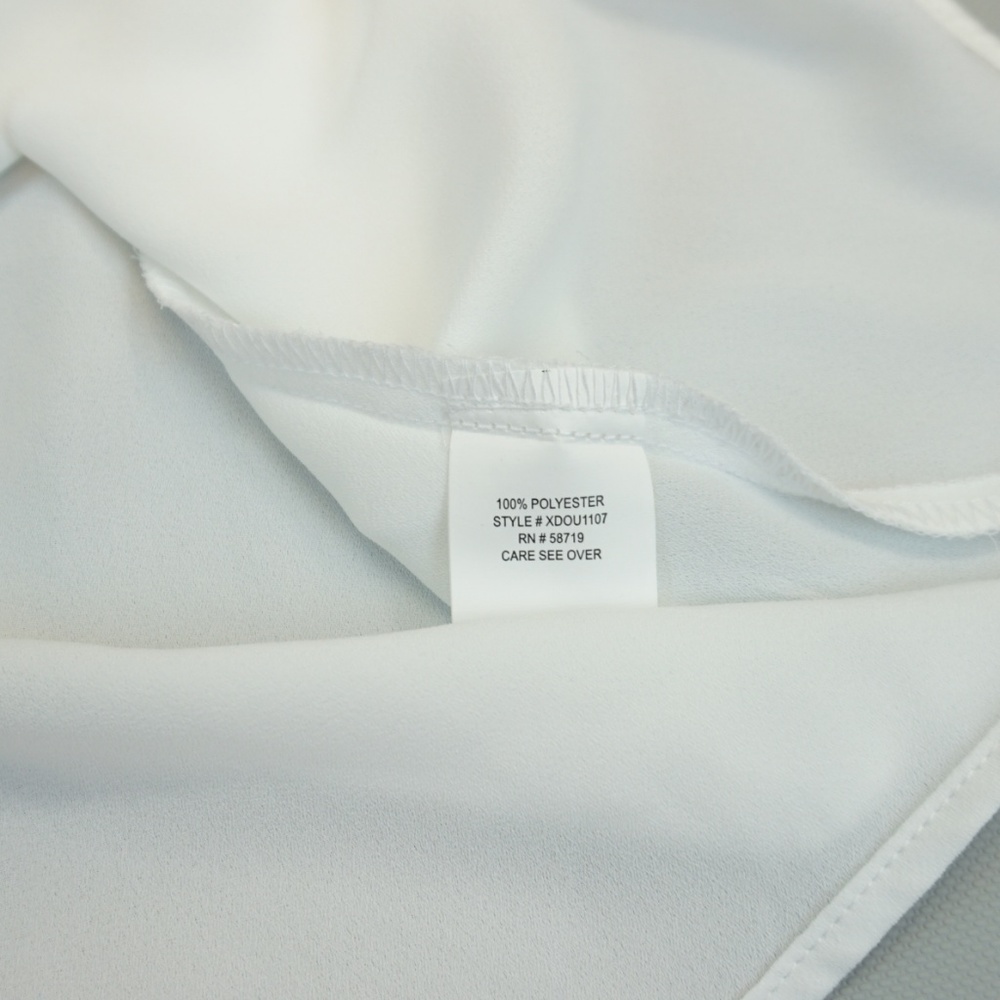 NY Collection Ruffle Cold Shoulder Blouse Top - Picture 5 of 8